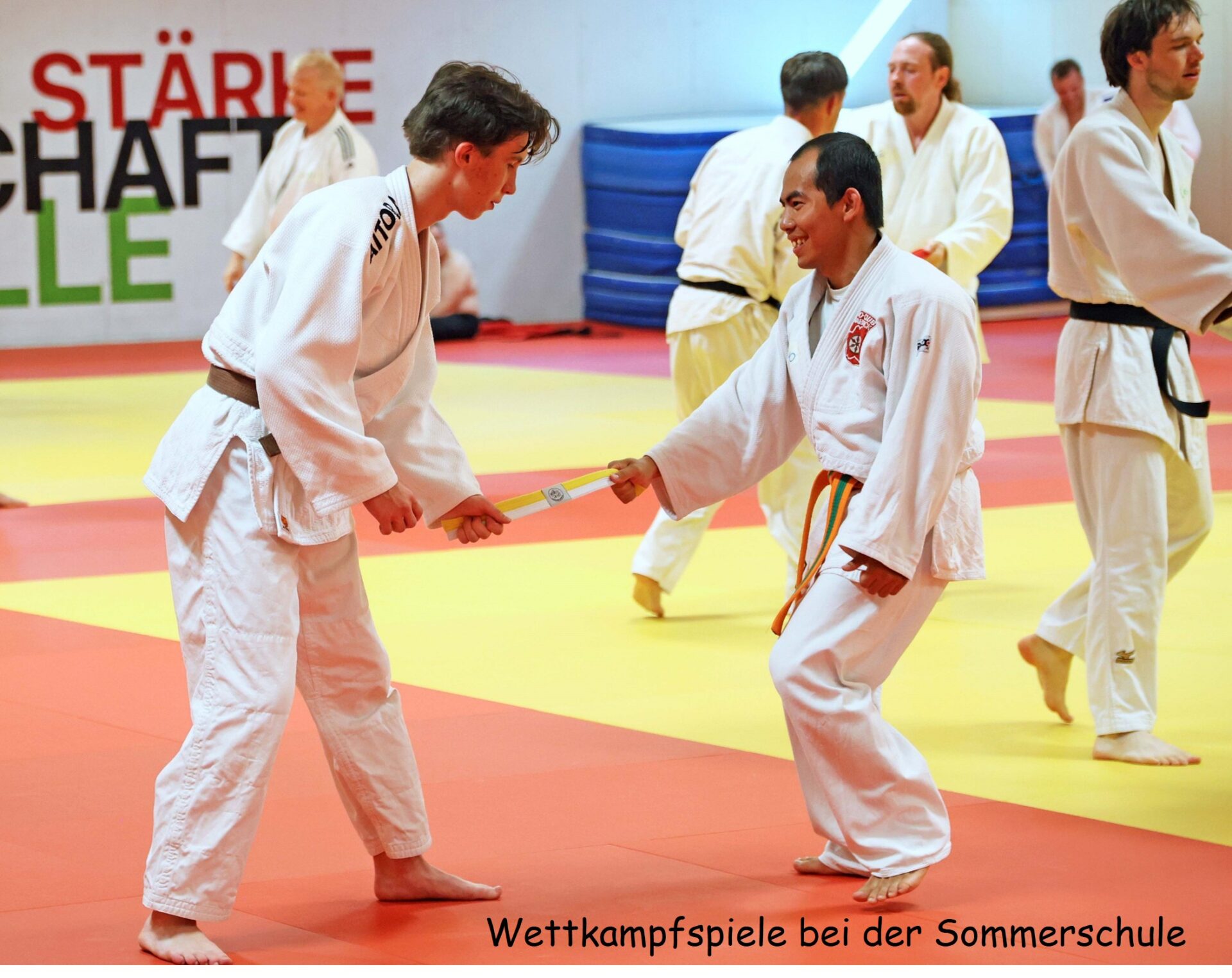 Wettkampfspiele bei der Sommerschule